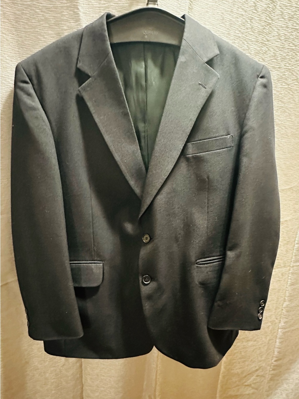 Men's Suit Blue Two-Button Notch Lapel Blazer and Suit pants